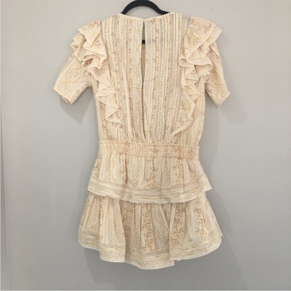 LoveShackFancy Natasha Floral Mini Dress - Picture 2 of 6